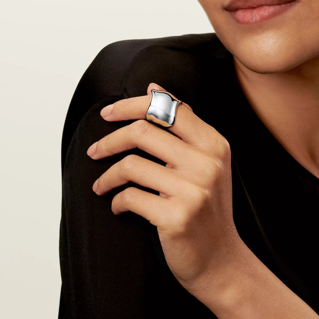 Carave Paris Sculptural Wave Cuff Ring