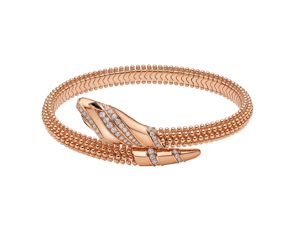 Carave Paris Serpente Beaded Diamond Wrap Bracelet