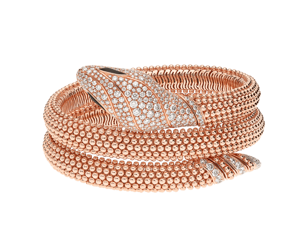 Carave Paris Serpente Pavé Beaded Double Wrap Bracelet