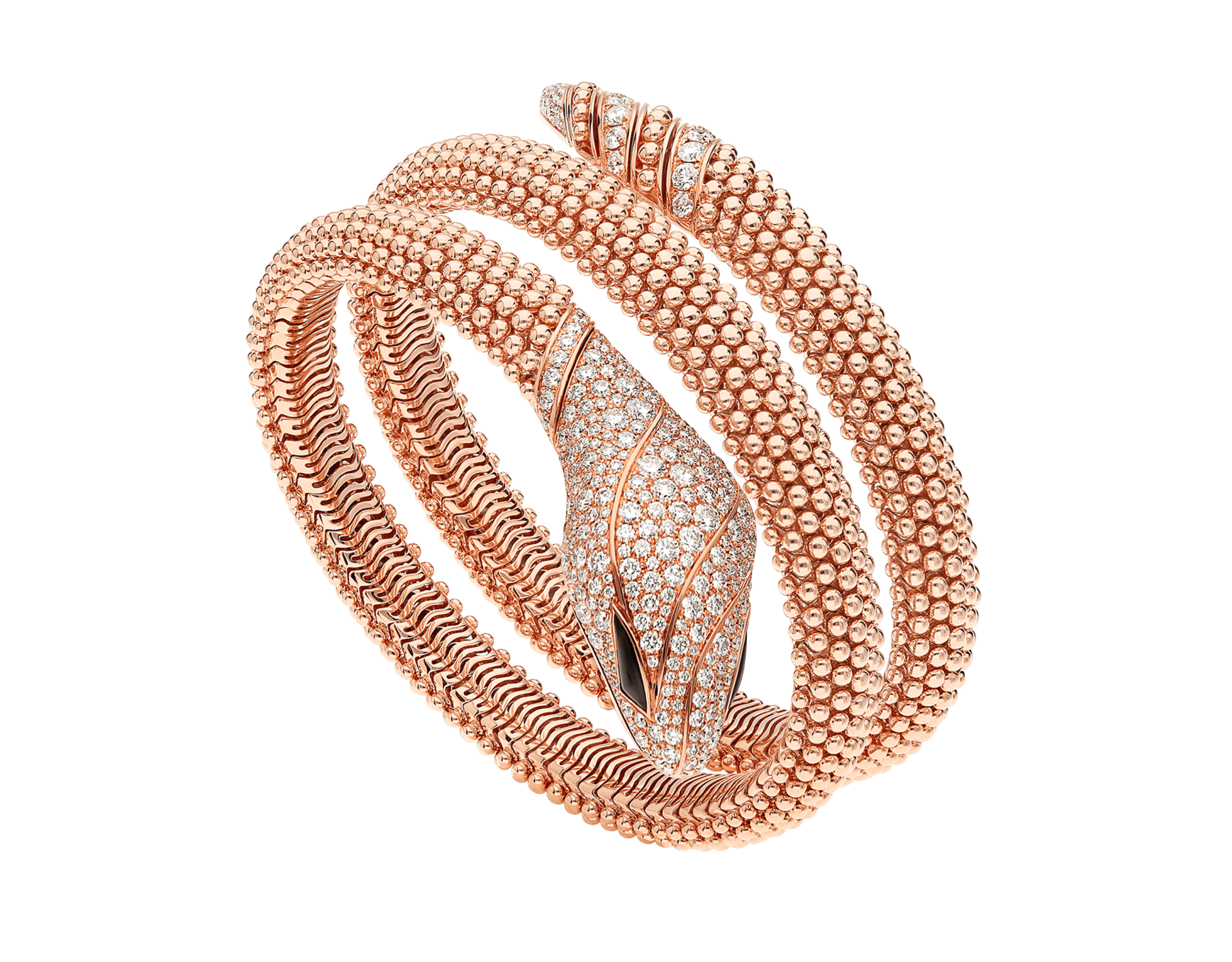 Carave Paris Serpente Pavé Beaded Double Wrap Bracelet