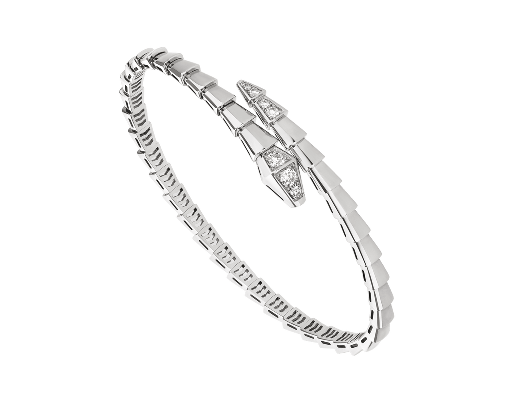 Carave Paris Serpente Slim Diamond Wrap Bracelet