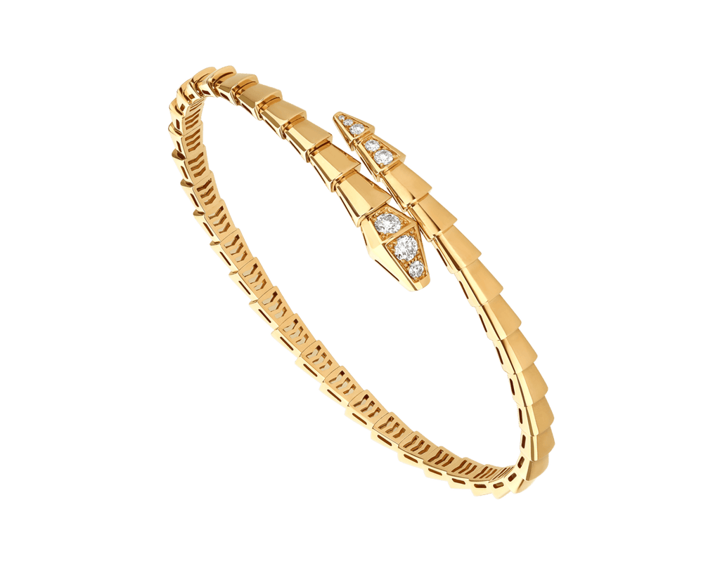 Carave Paris Serpente Slim Diamond Wrap Bracelet