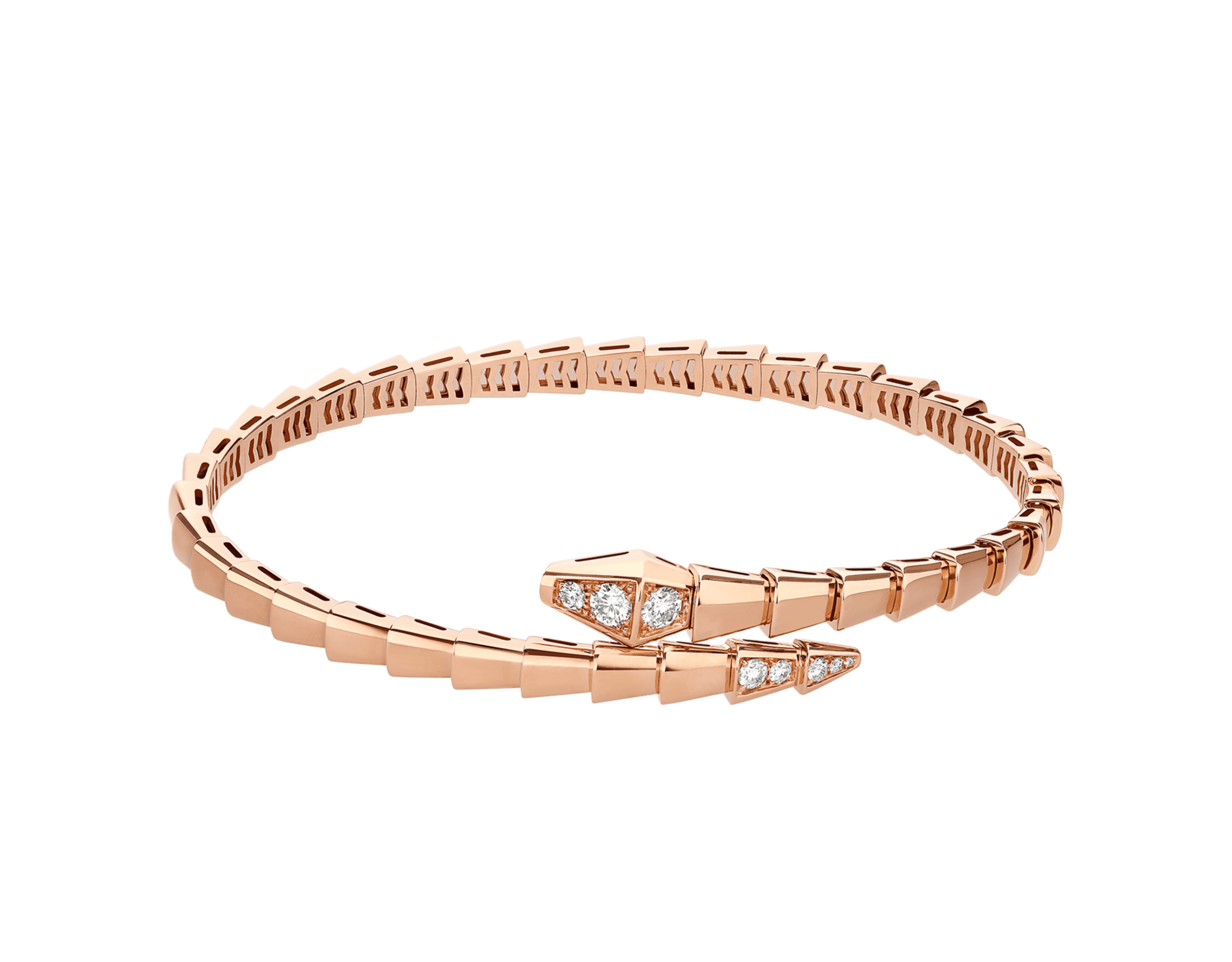 Carave Paris Serpente Slim Diamond Wrap Bracelet