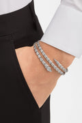 Carave Paris Serpente Spiral Diamond Wrap Bracelet