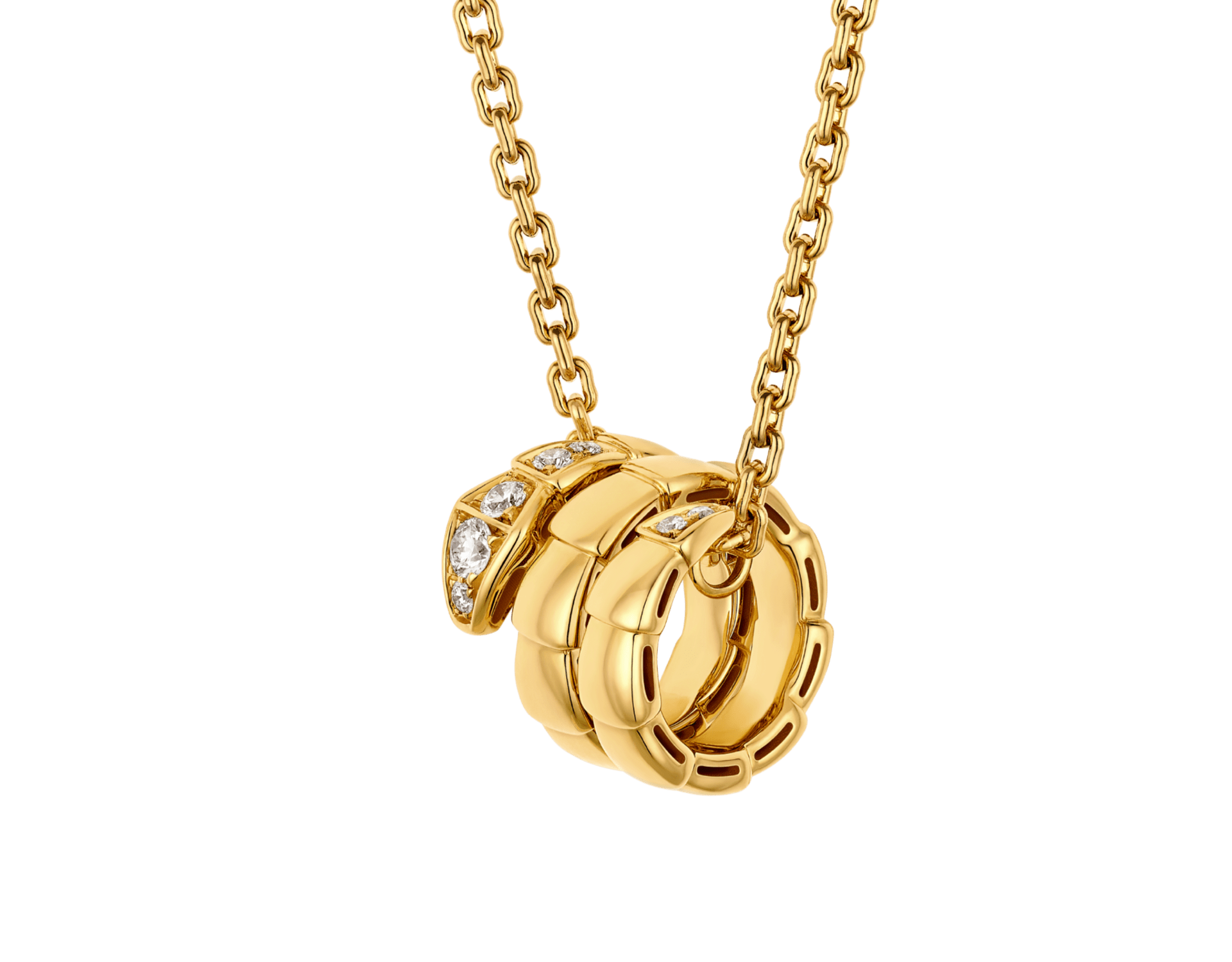 Carave Paris Serpenti Coil Pendant Necklace