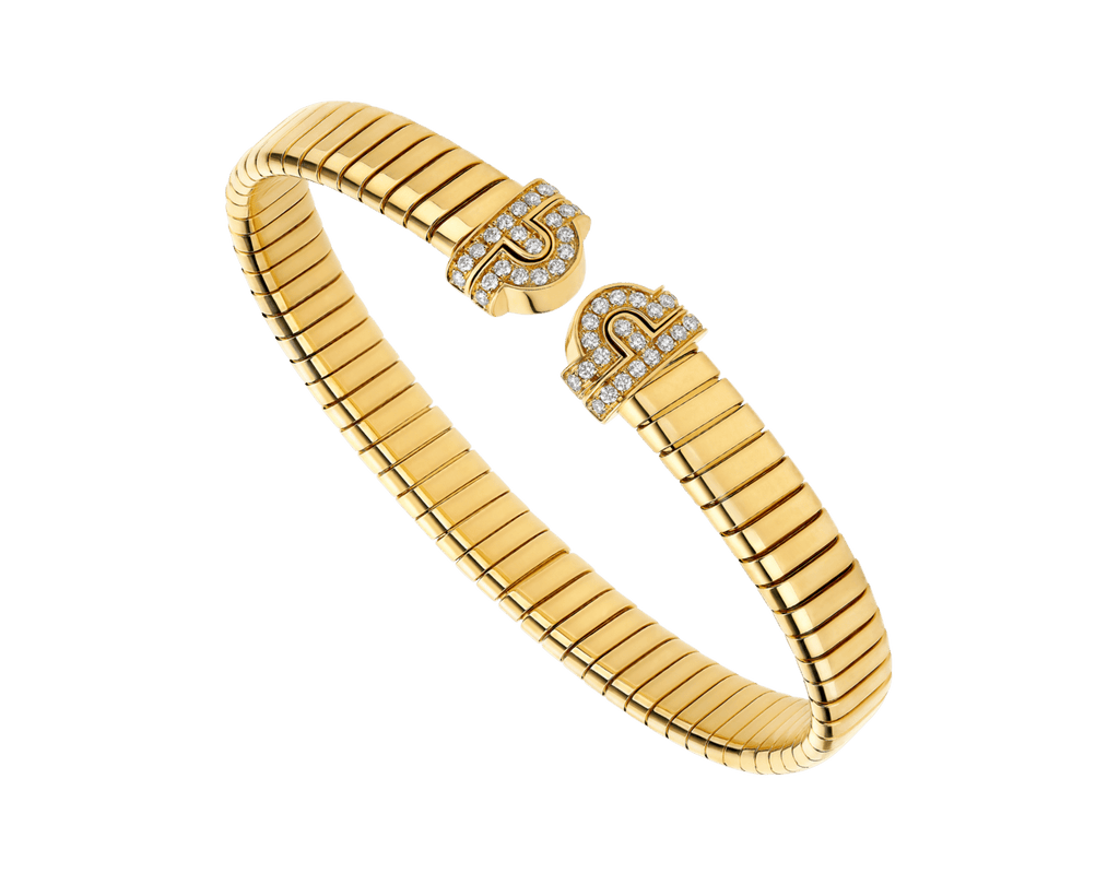 Carave Paris Serpenti Flex Diamond Open Cuff Bracelet