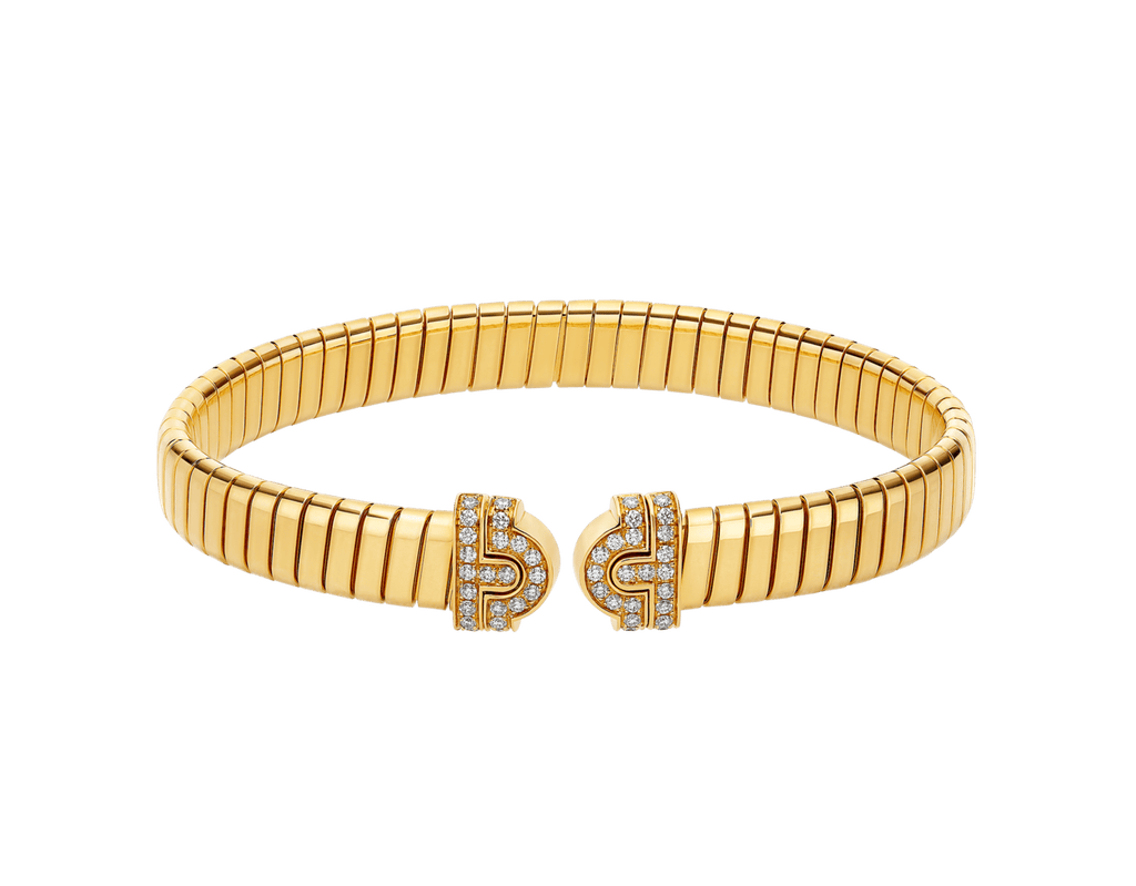 Carave Paris Serpenti Flex Diamond Open Cuff Bracelet