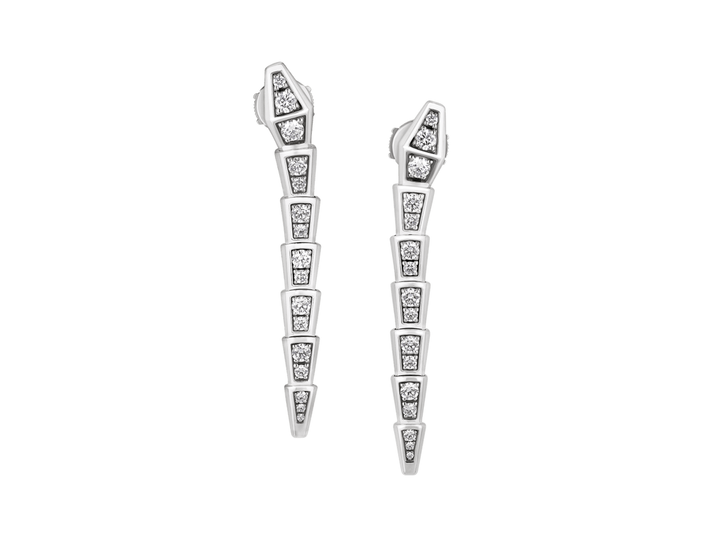 Carave Paris Serpenti Pavé Drop Earrings