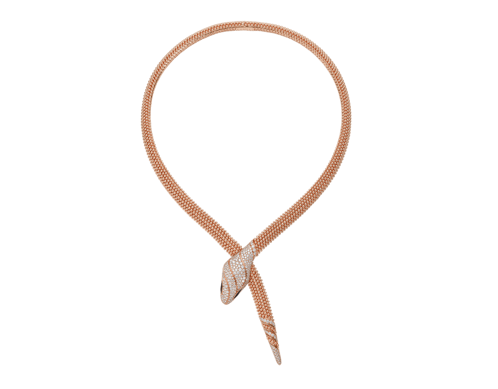 Carave Paris Serpenti Pavé Wrap Collar Necklace