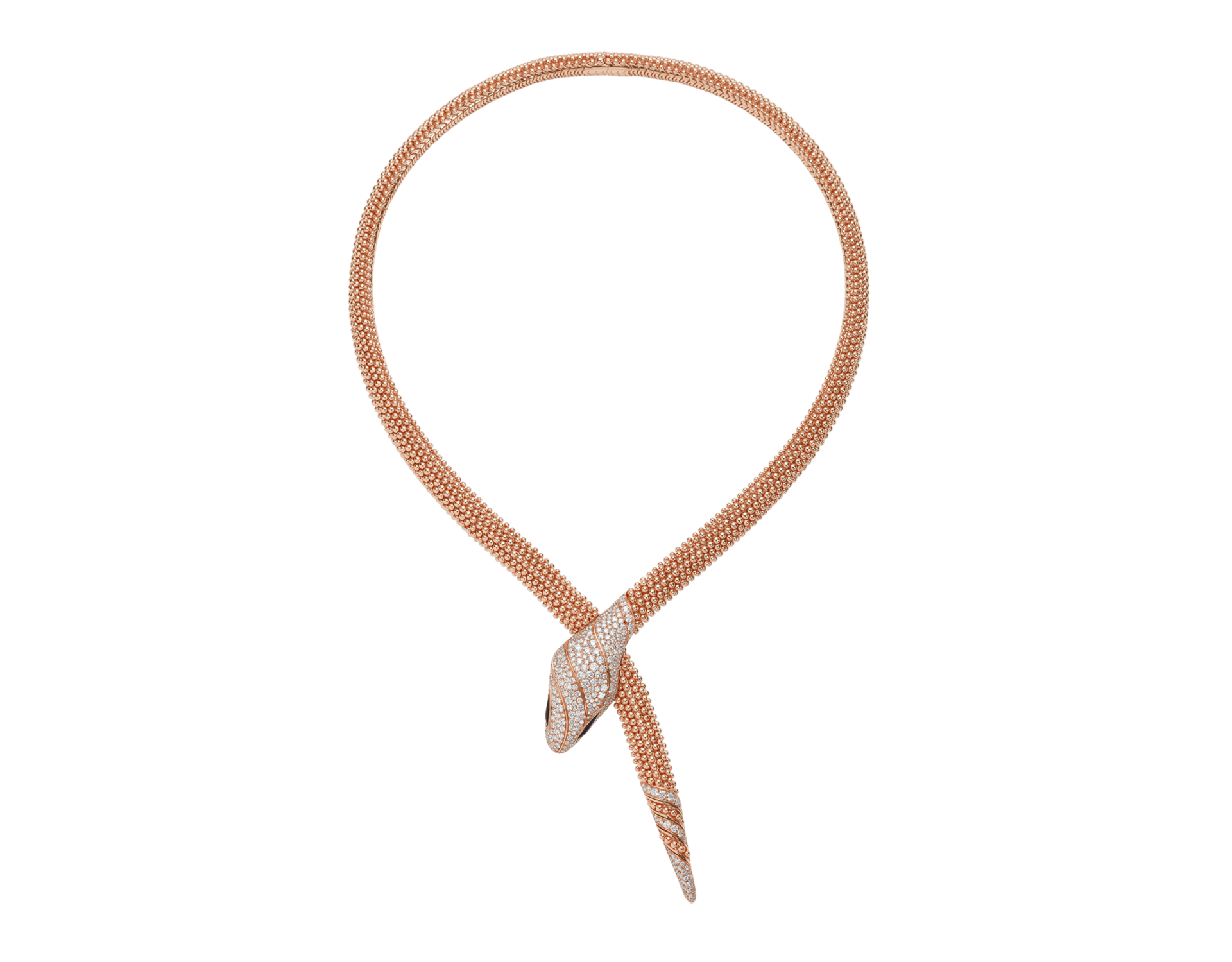Carave Paris Serpenti Pavé Wrap Collar Necklace