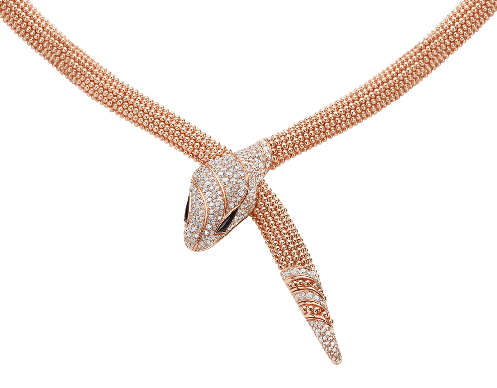 Carave Paris Serpenti Pavé Wrap Collar Necklace