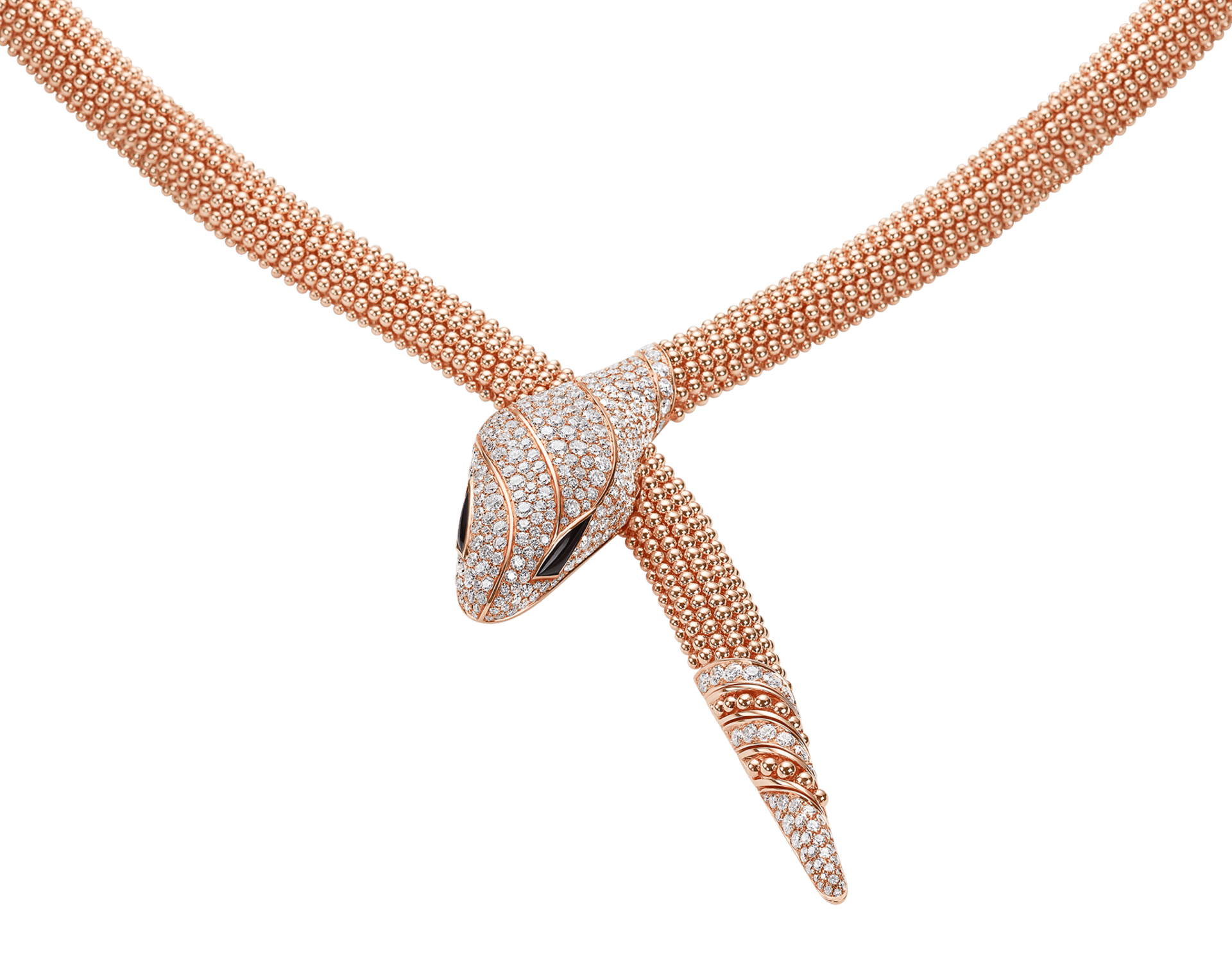 Carave Paris Serpenti Pavé Wrap Collar Necklace