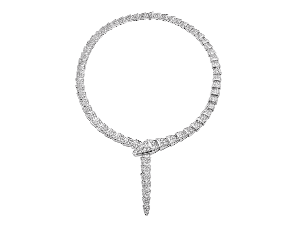 Carave Paris Serpenti Pavé Y-Drop Collar Necklace