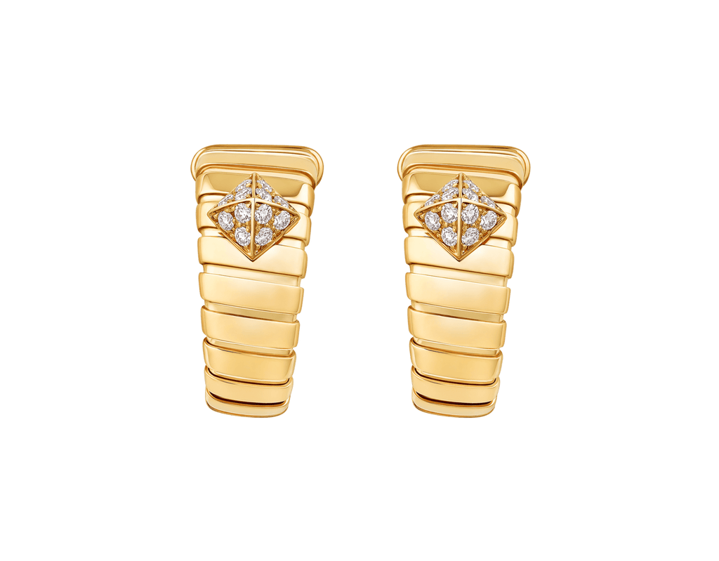 Carave Paris Serpenti Viper Hoop Earrings in Yellow Gold