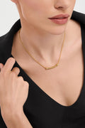 Carave Paris Serpenti Viper Tubogas Necklace in Yellow Gold