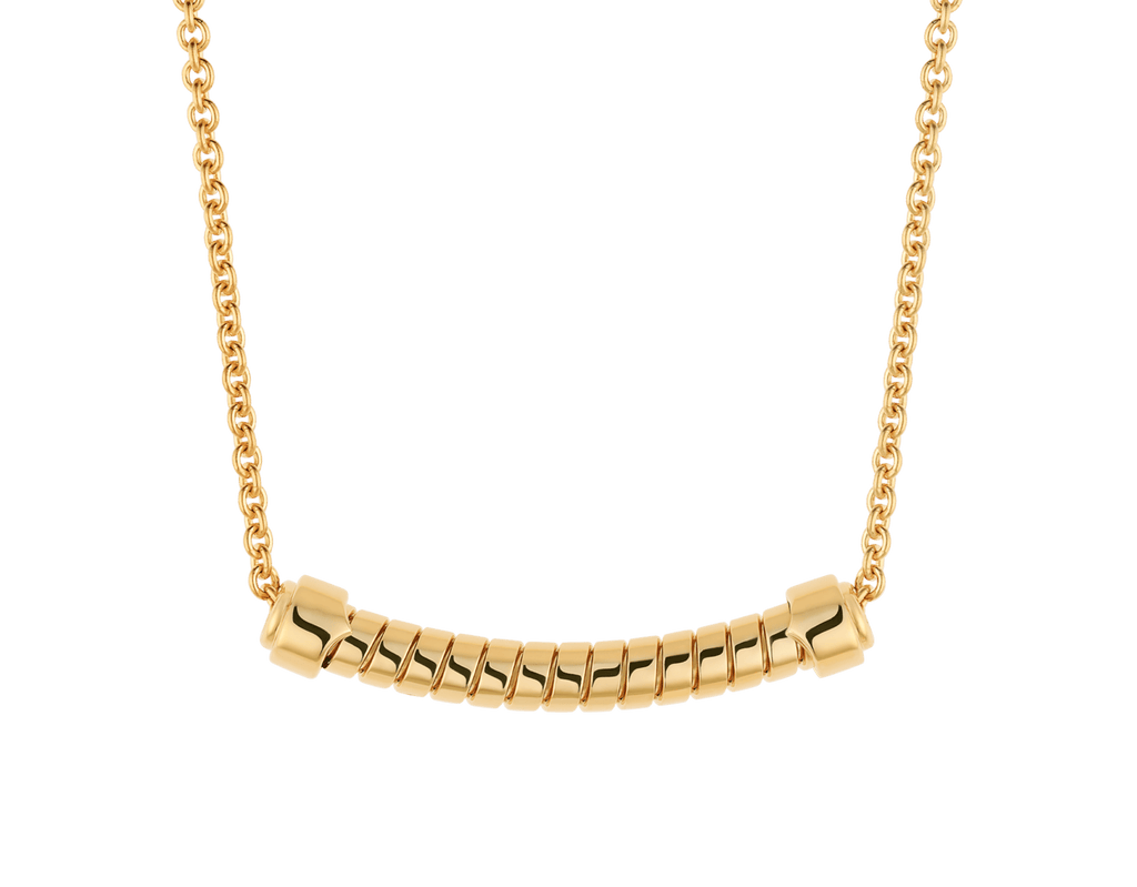 Carave Paris Serpenti Viper Tubogas Necklace in Yellow Gold