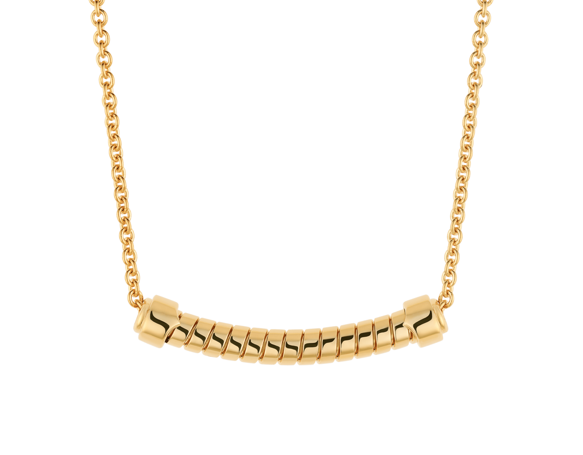 Carave Paris Serpenti Viper Tubogas Necklace in Yellow Gold