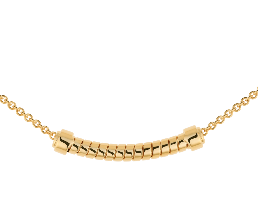 Carave Paris Serpenti Viper Tubogas Necklace in Yellow Gold