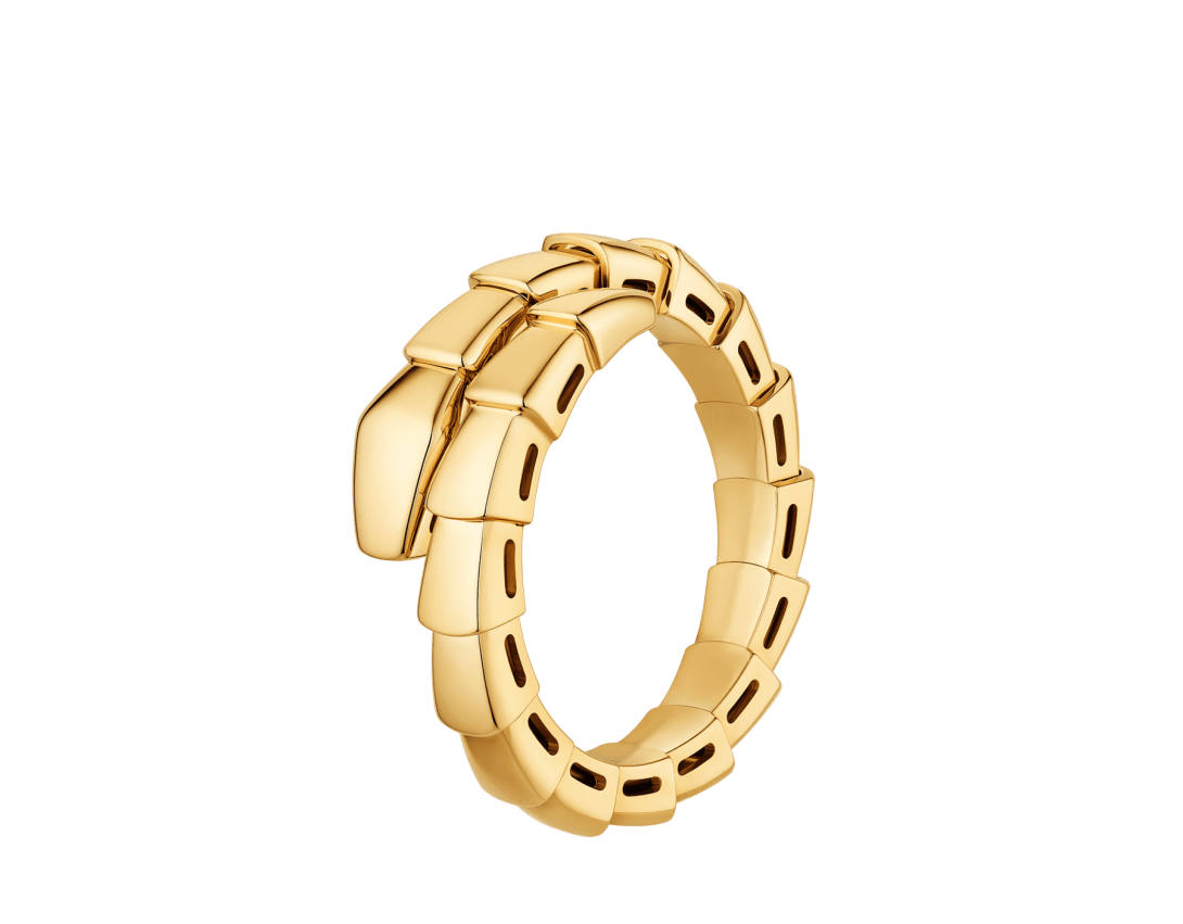 Carave Paris Serpenti Viper Wrap Band Ring Gold