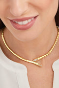 Carave Paris Serpenti Wrap Collar Necklace