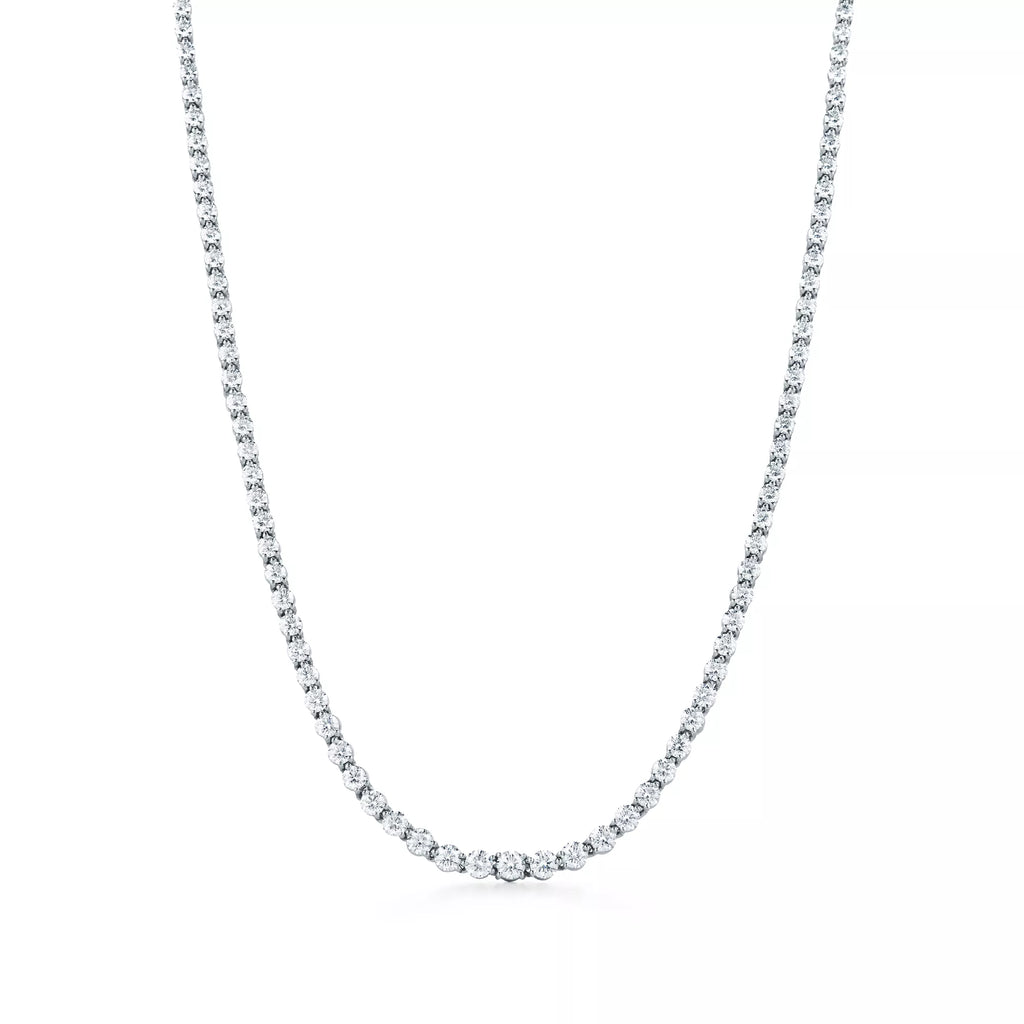 Carave Paris Silver Crystal Tennis Choker Necklace