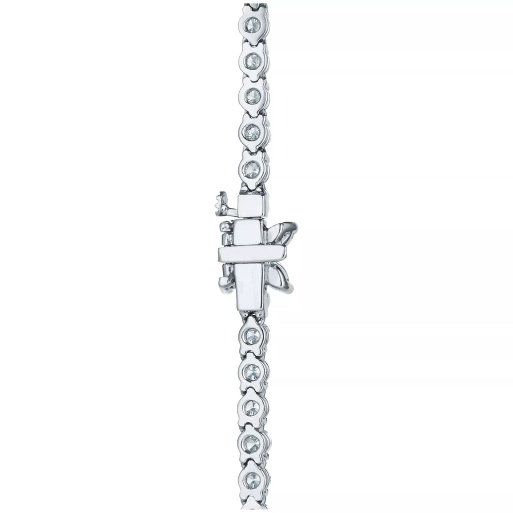 Carave Paris Silver Crystal Tennis Choker Necklace