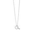 Carave Paris Silver Interlocking Circle Pavé Pendant Necklace
