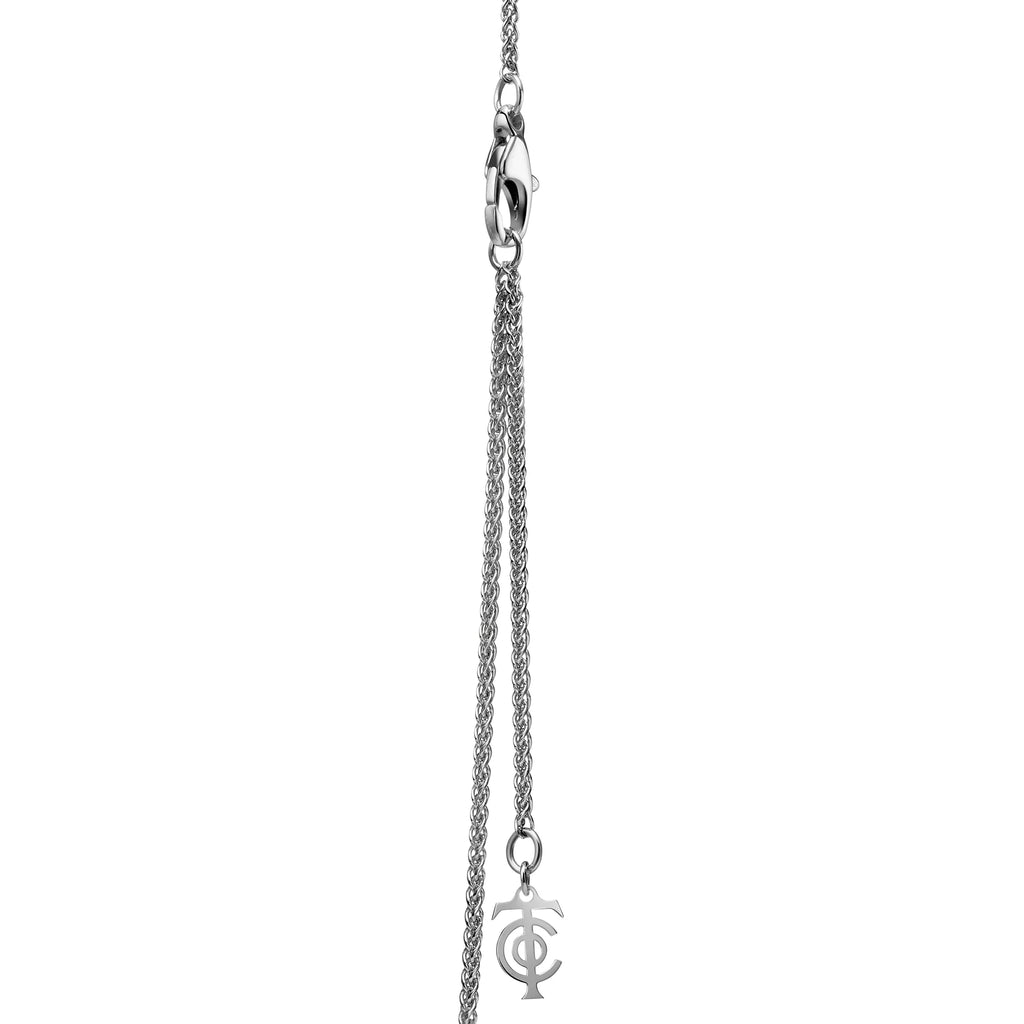 Carave Paris Silver Knot Key Pendant Necklace