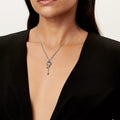 Carave Paris Silver Knot Key Pendant Necklace