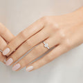 Carave Paris Solitaire Emerald Cut Diamond Engagement Ring