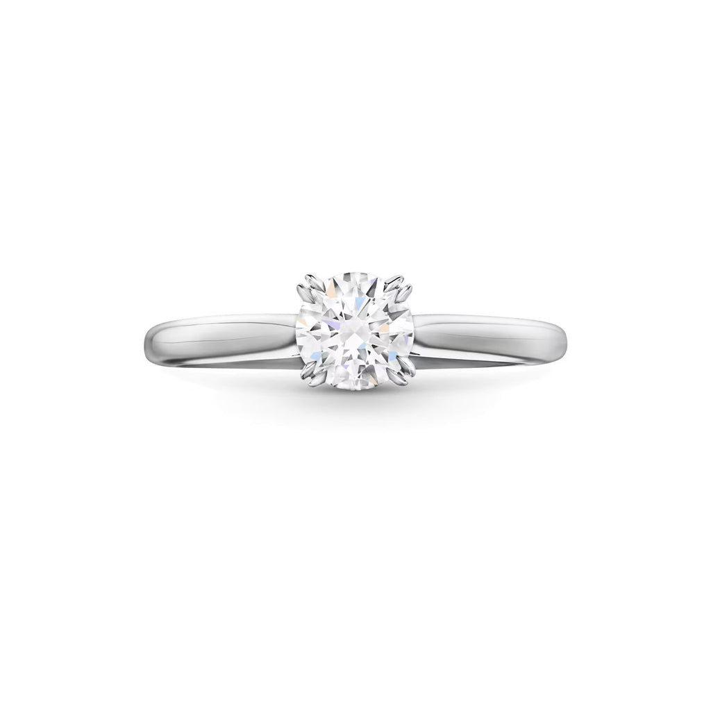 Carave Paris Solitaire Round Brilliant Diamond Engagement Ring