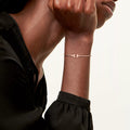 Carave Paris T Wire Rose Gold Cuff Bracelet