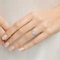 Carave Paris The One Cushion Cut Diamond Micropavé Engagement Ring