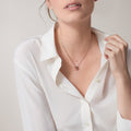 Carave Paris Trinity Love Circle Pendant Necklace