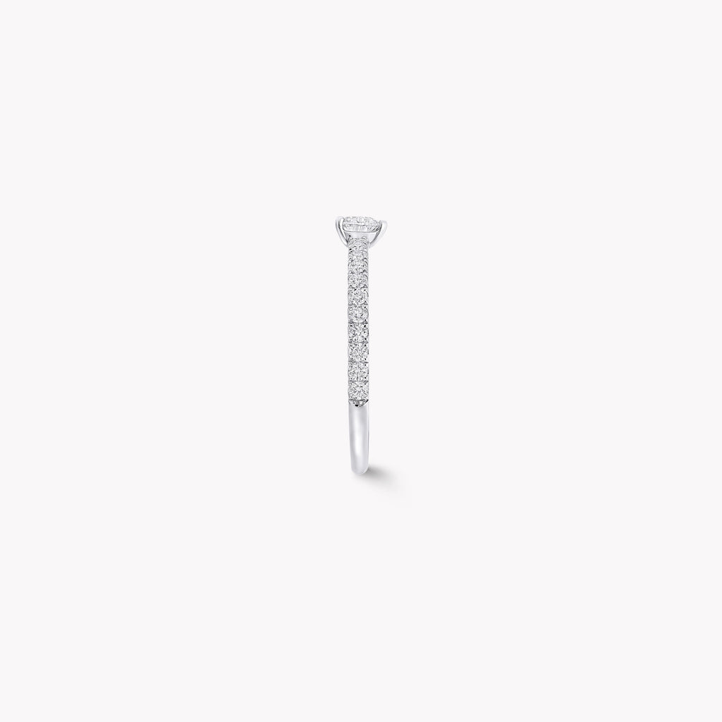 Carave Paris Twisted Diamond Solitaire Ring
