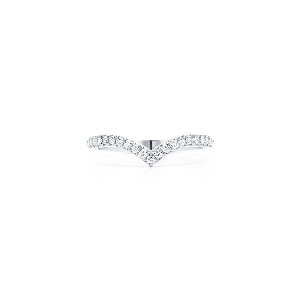 Carave Paris V-Shaped Diamond Contour Band