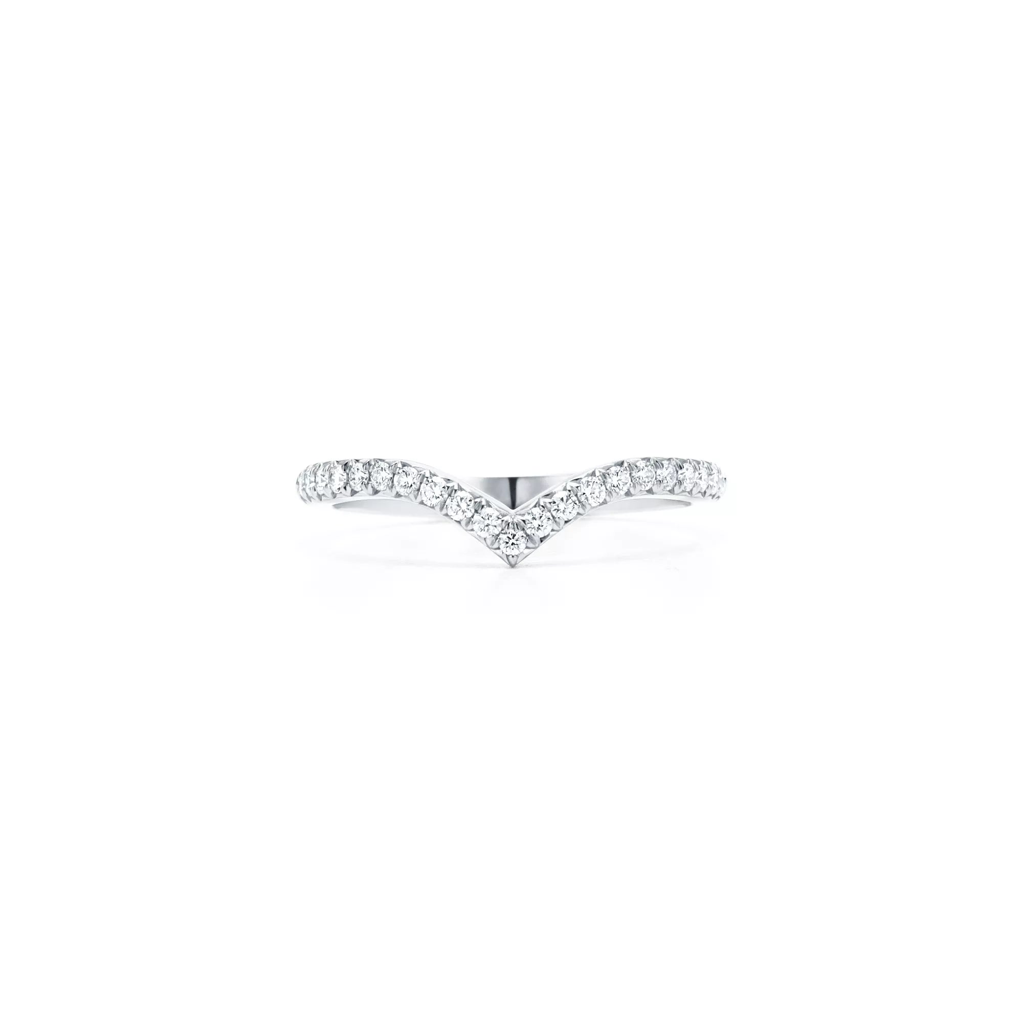 Carave Paris V-Shaped Diamond Contour Band
