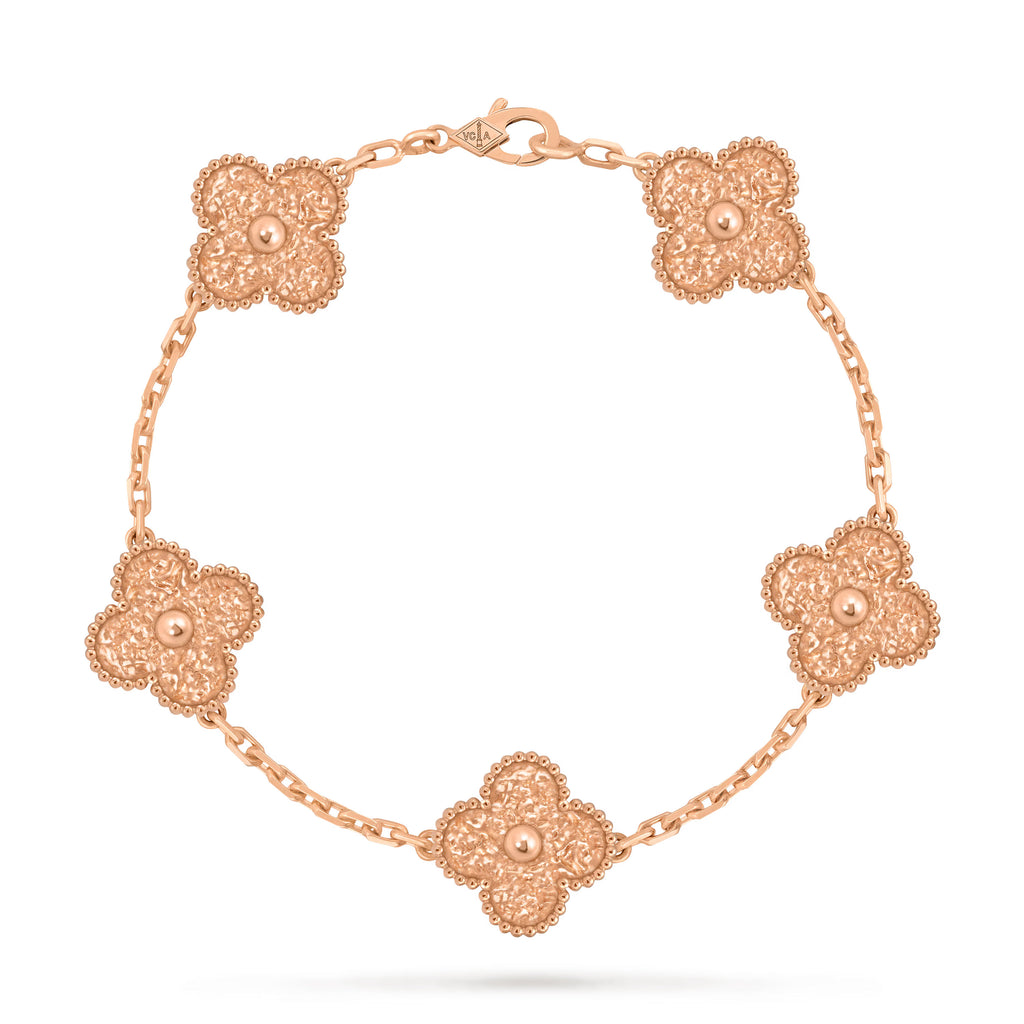Carave Paris Vintage Alhambra Floral Link Bracelet