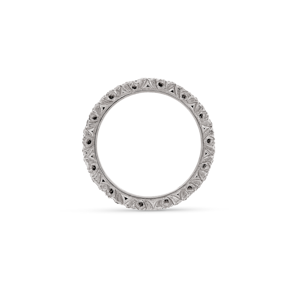 Carave Paris Vintage Filigree Eternity Band Ring