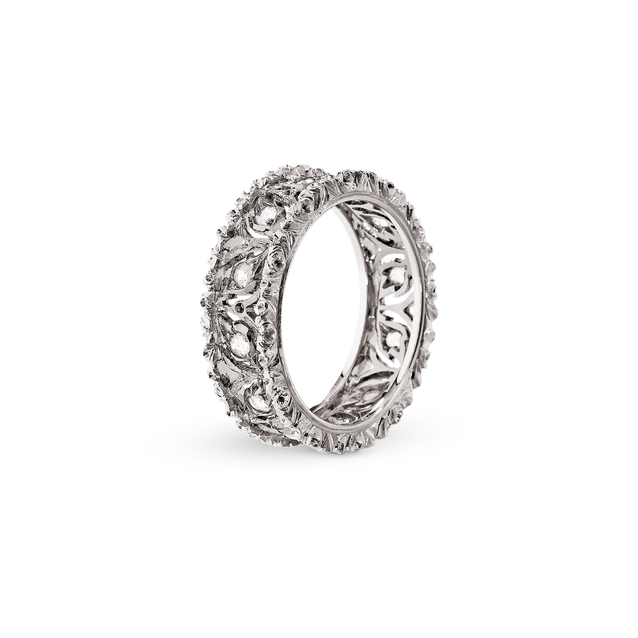 Carave Paris Vintage Filigree Eternity Band Ring