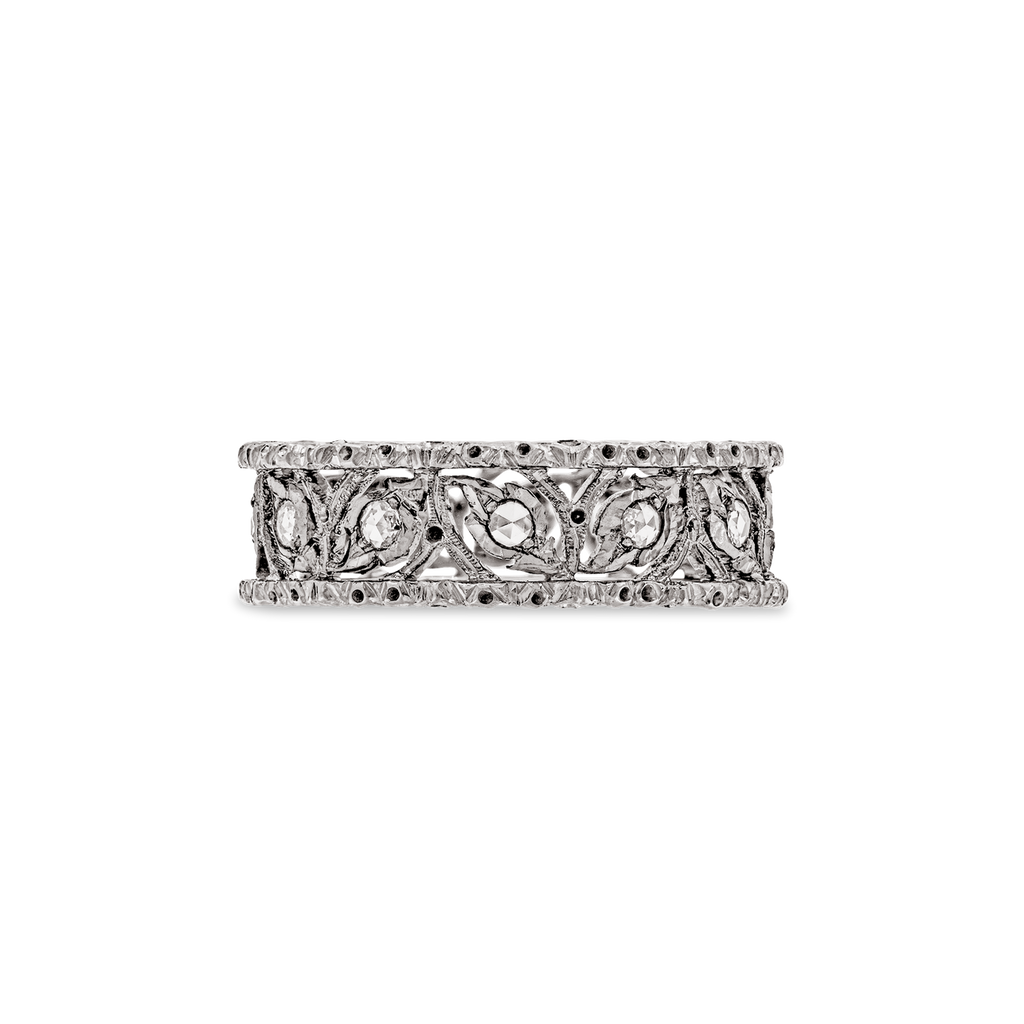 Carave Paris Vintage Filigree Eternity Band Ring