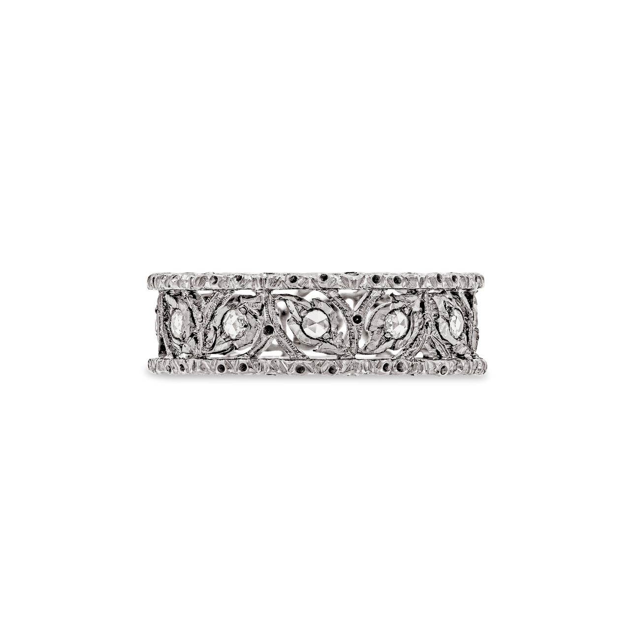 Carave Paris Vintage Filigree Eternity Band Ring