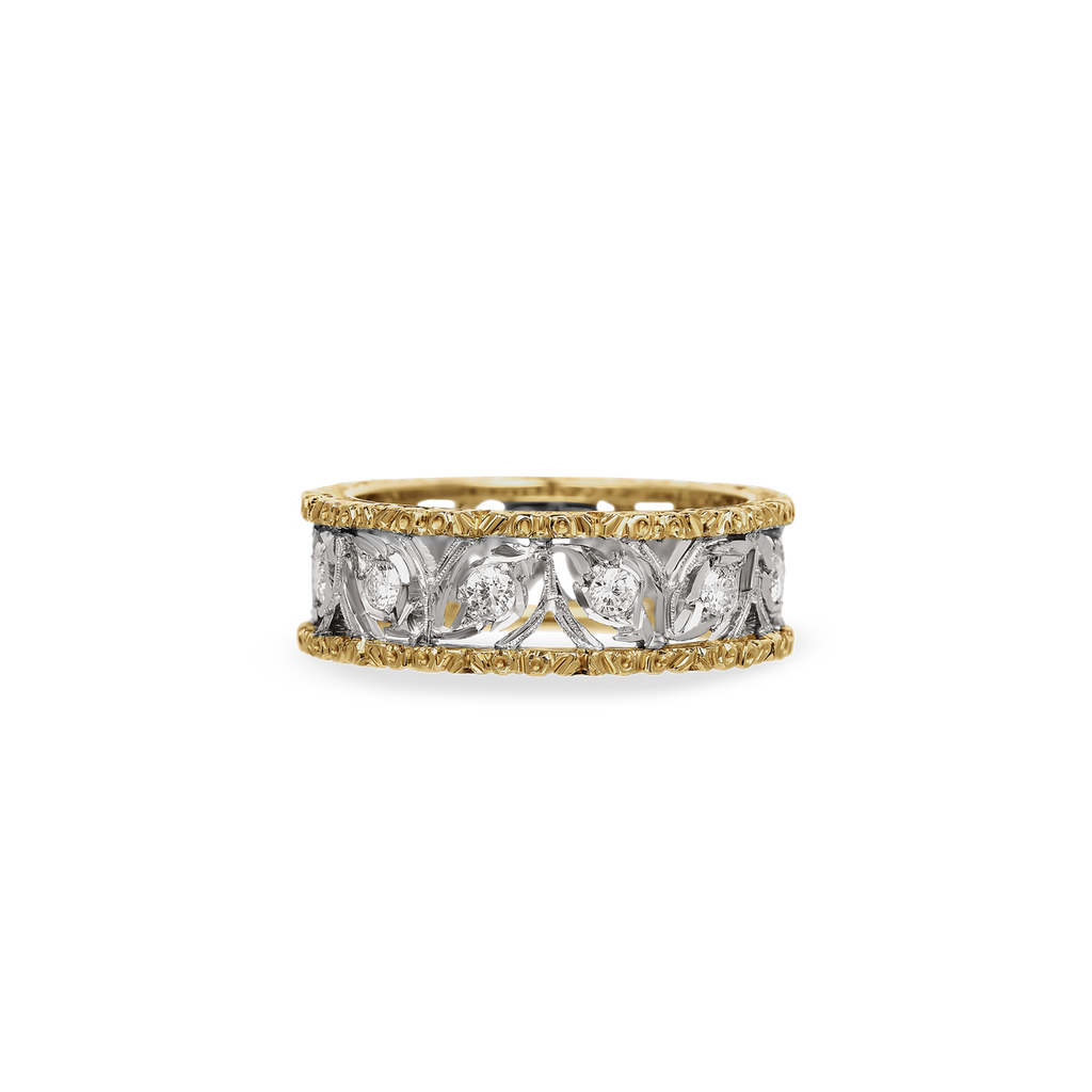 Carave Paris Vintage Openwork Diamond Band Ring