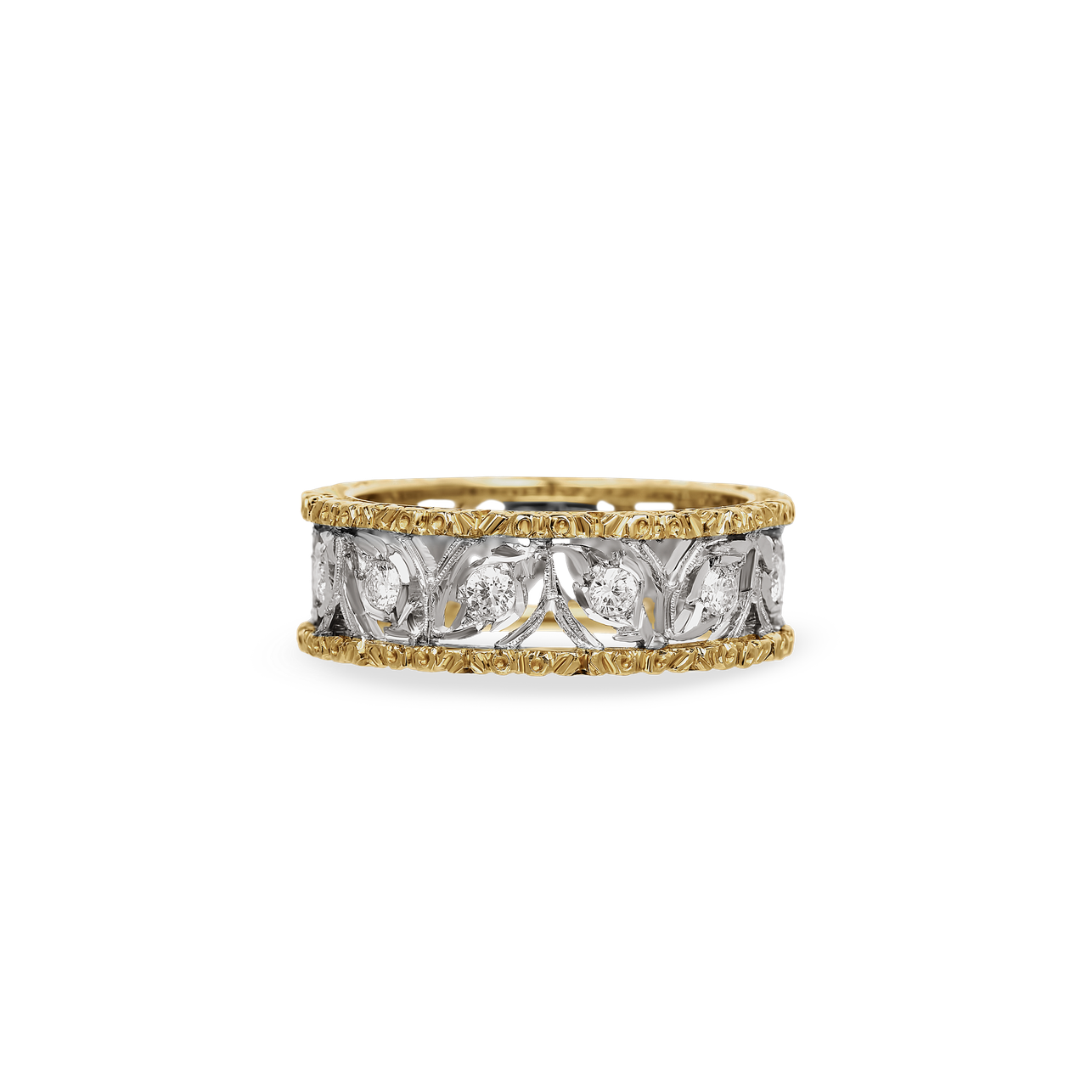 Carave Paris Vintage Openwork Diamond Band Ring