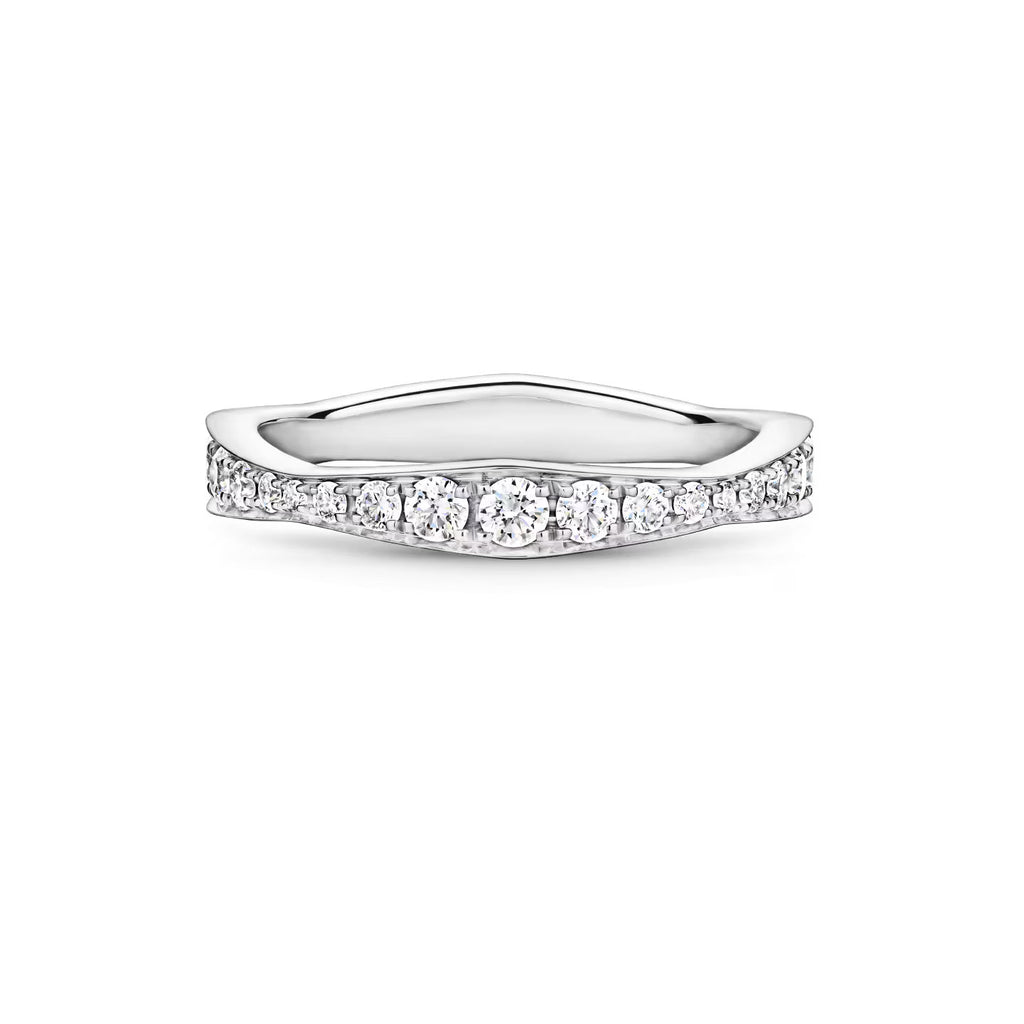 Carave Paris Wave Pavé Wedding Band