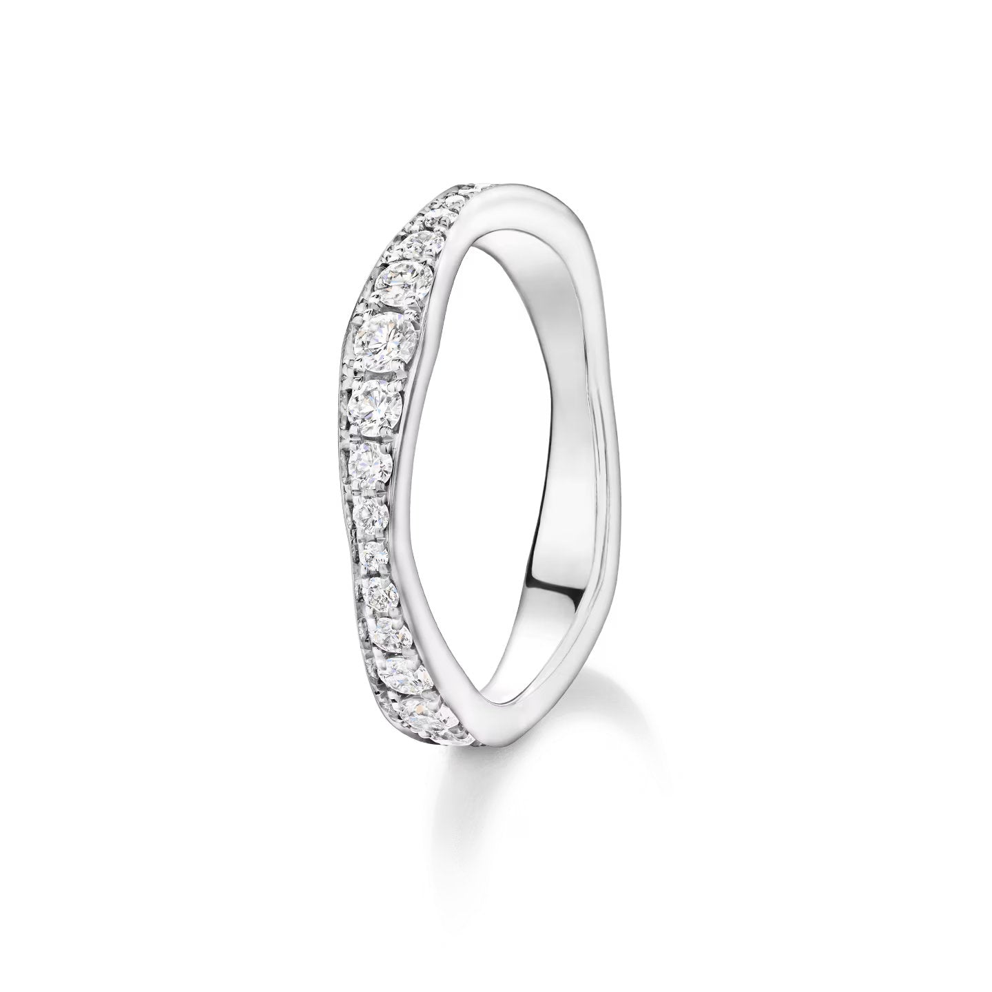 Carave Paris Wave Pavé Wedding Band