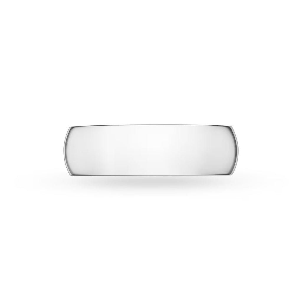 Carave Paris Wide Platinum Wedding Band