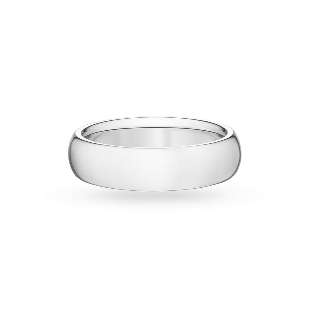 Carave Paris Wide Platinum Wedding Band