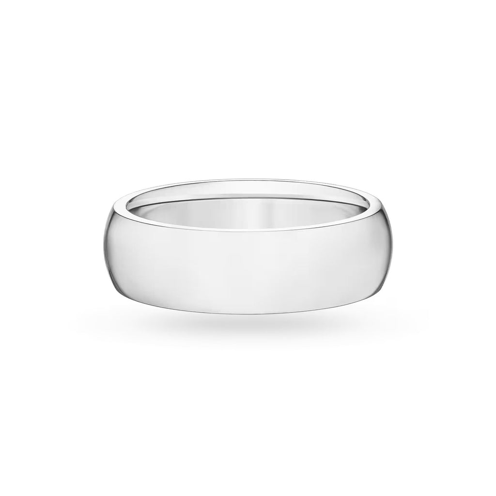 Carave Paris Wide Platinum Wedding Band