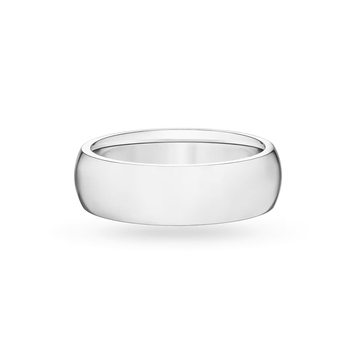 Carave Paris Wide Platinum Wedding Band
